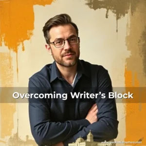 Artistic representation for Overcoming Writer’s Block
