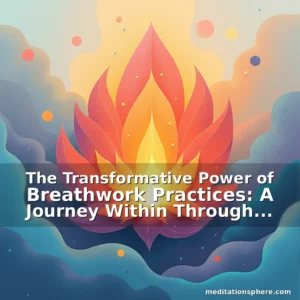 Artistic representation for The Transformative Power of Breathwork Practices: A Journey Within Through Conscious Breathing