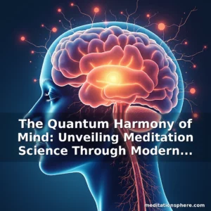 Artistic representation for The Quantum Harmony of Mind: Unveiling Meditation Science Through Modern Neuroscience