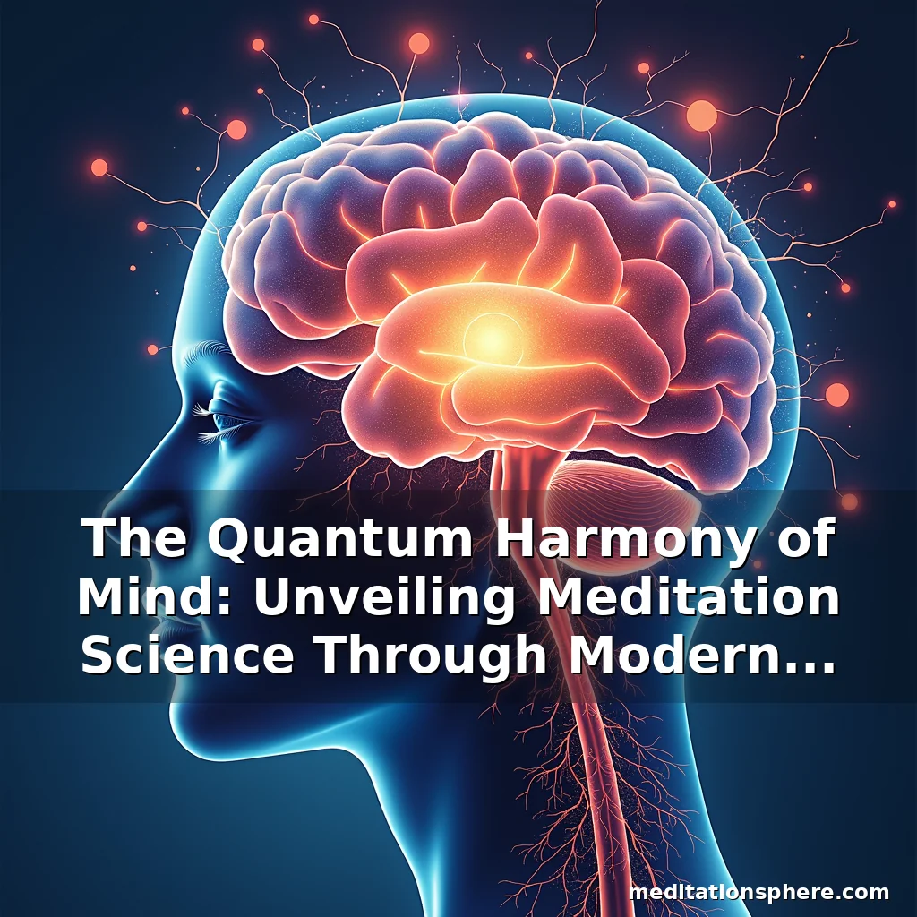 Artistic representation for The Quantum Harmony of Mind: Unveiling Meditation Science Through Modern Neuroscience
