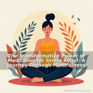 Artistic representation for The Transformative Power of Meditation for Stress Relief: A Journey Through Mindfulness