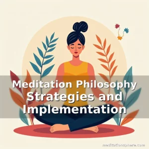Artistic representation for Meditation Philosophy Strategies and Implementation