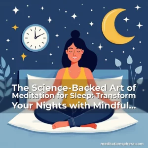 Artistic representation for The Science-Backed Art of Meditation for Sleep: Transform Your Nights with Mindful Practices