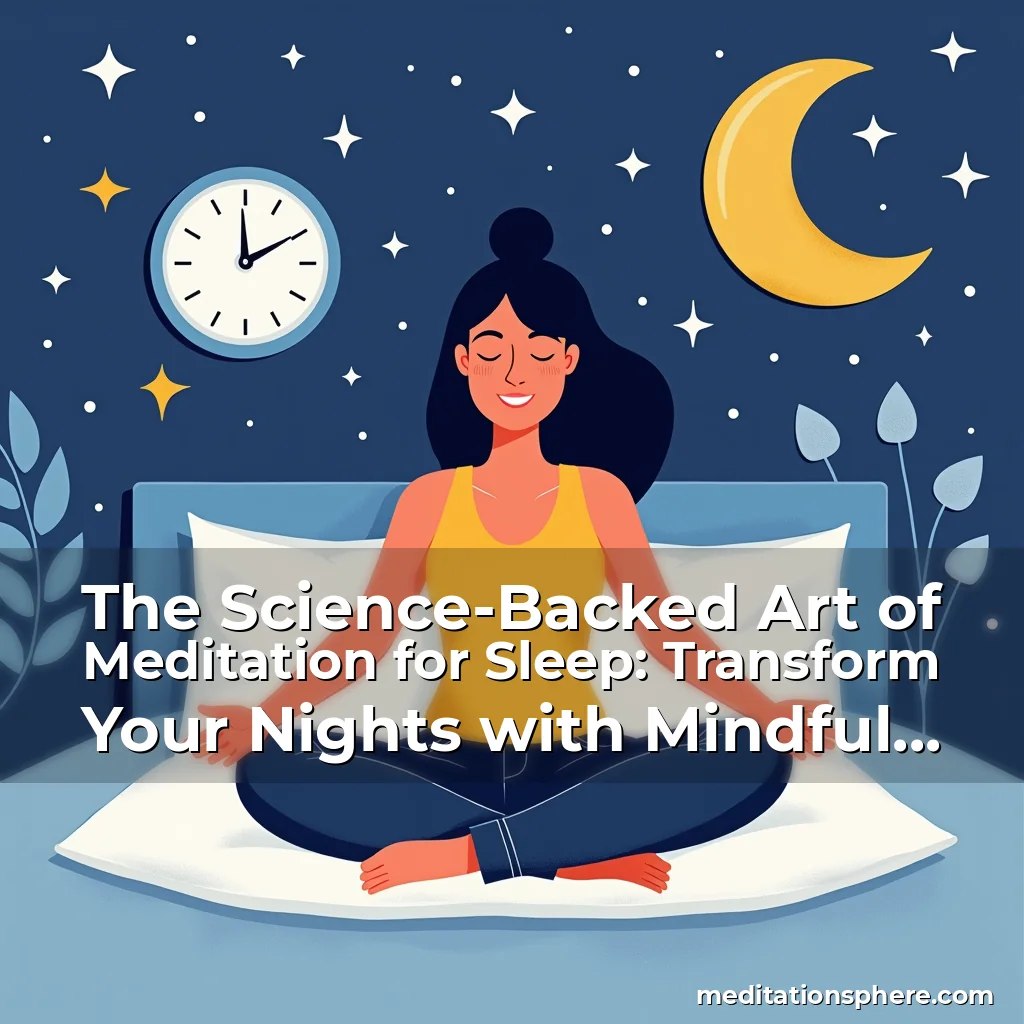 Artistic representation for The Science-Backed Art of Meditation for Sleep: Transform Your Nights with Mindful Practices