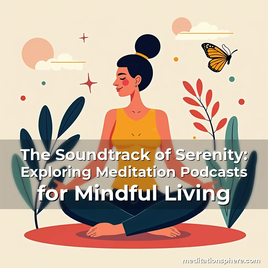Artistic representation for The Soundtrack of Serenity: Exploring Meditation Podcasts for Mindful Living