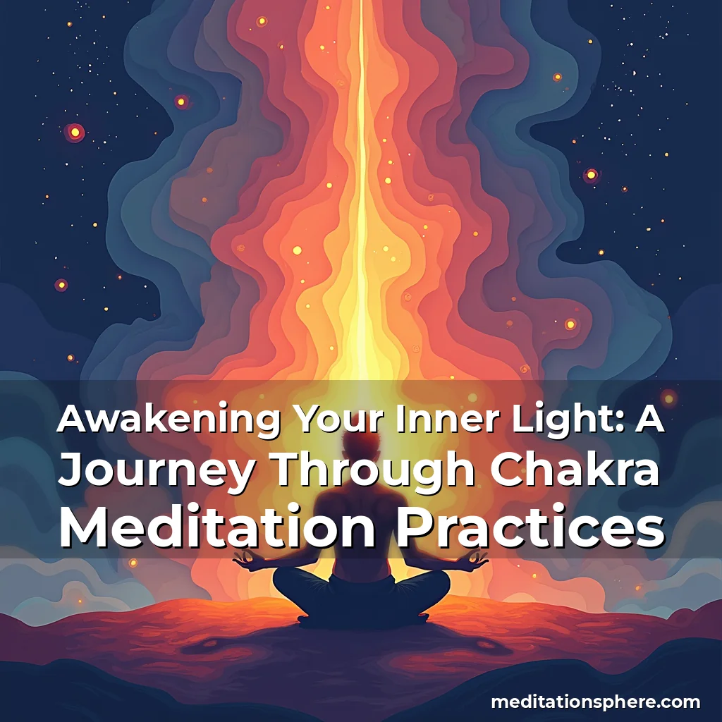 Artistic representation for Awakening Your Inner Light: A Journey Through Chakra Meditation Practices