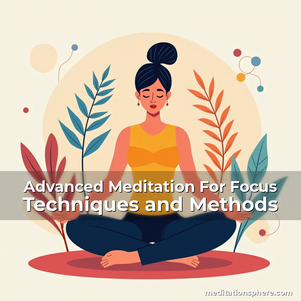 Artistic representation for Advanced Meditation For Focus Techniques and Methods