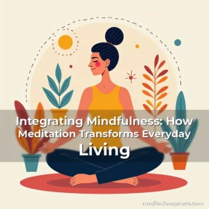 Artistic representation for Integrating Mindfulness: How Meditation Transforms Everyday Living