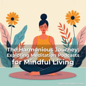 Artistic representation for The Harmonious Journey: Exploring Meditation Podcasts for Mindful Living