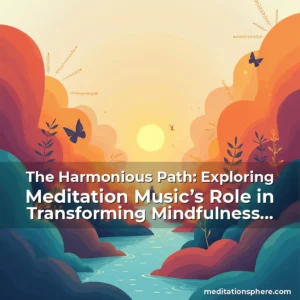 Artistic representation for The Harmonious Path: Exploring Meditation Music’s Role in Transforming Mindfulness Practices